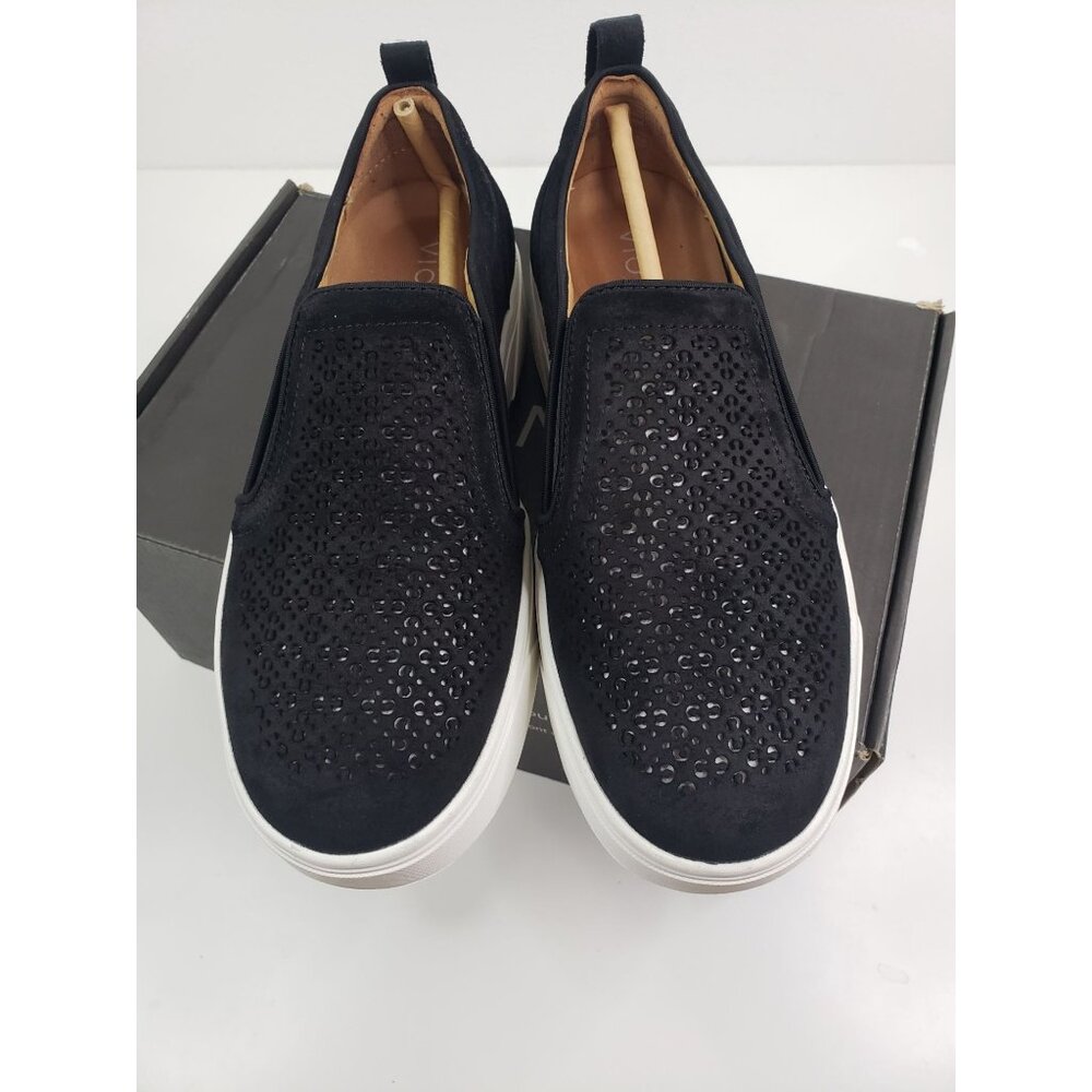 Vionic‎ Women's Kimmie Perforated Slip on Sneakers (Black Suede) - Size 7.0 M - Picture 3 of 5